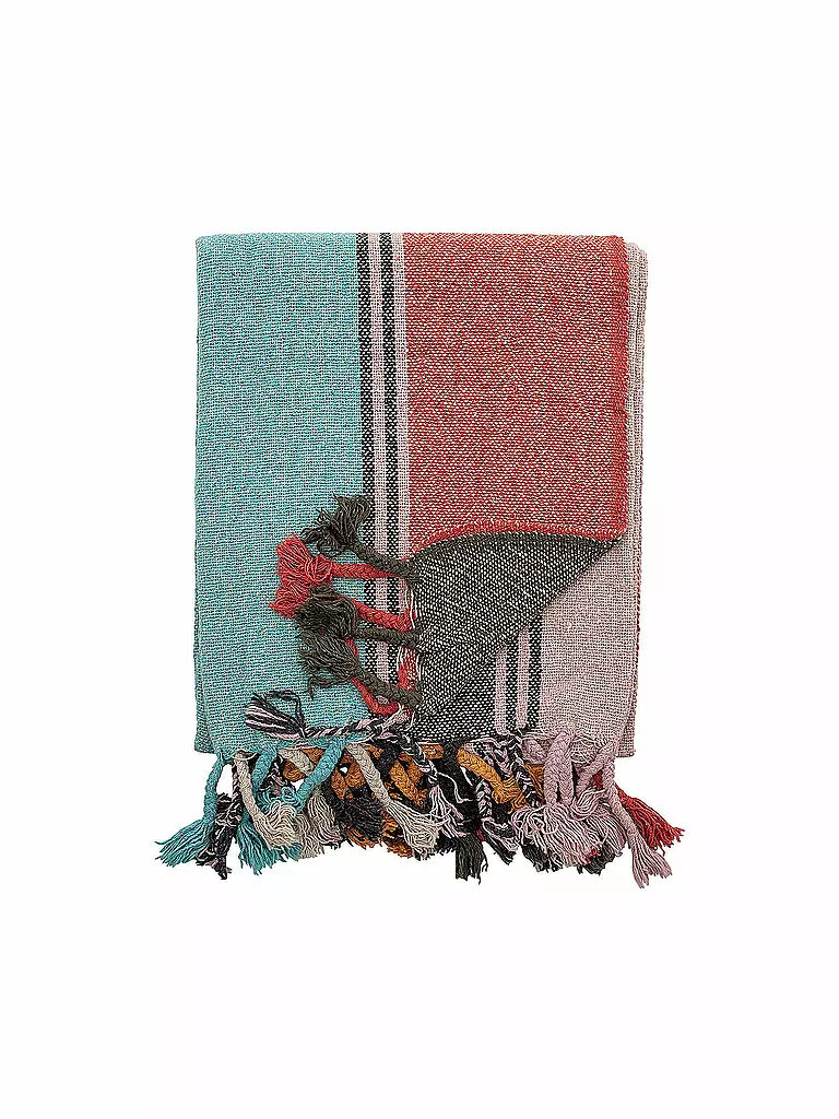 BLOOMINGVILLE | Tagesdecke - Plaid 160x130cm Bunt | bunt