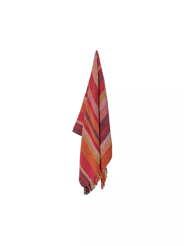 BLOOMINGVILLE | Tagesdecke - Plaid Amra 150x130cm Rot | rot