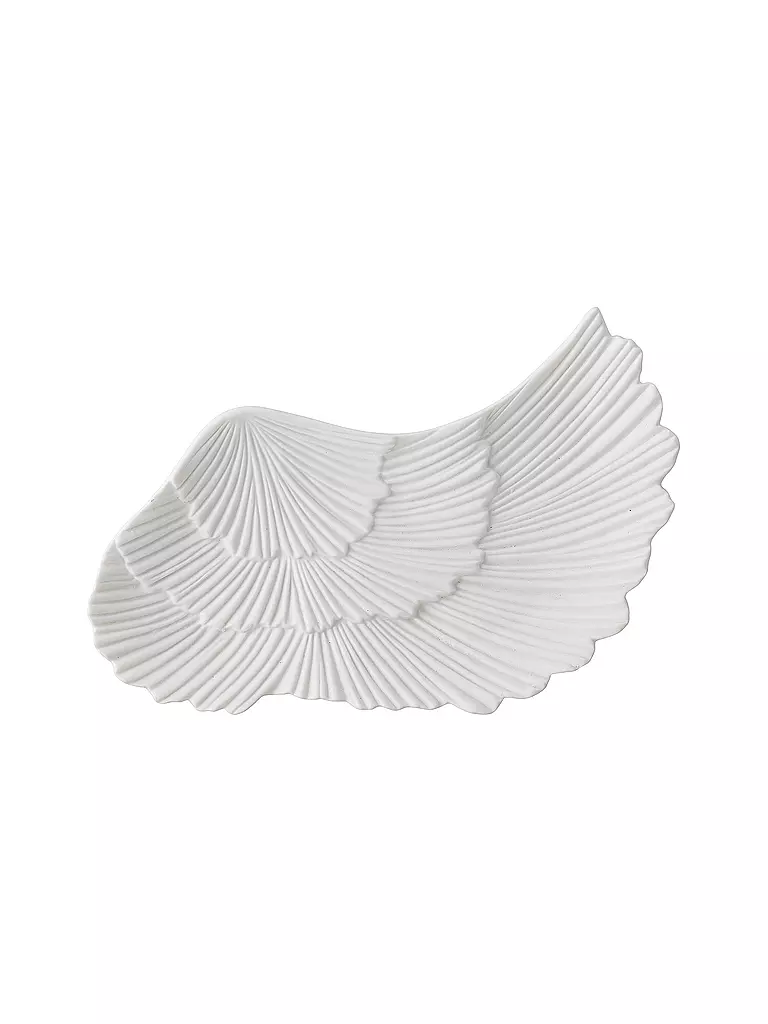 BLOOMINGVILLE | Weihnachts Schale Flügel 21x10cm | weiß
