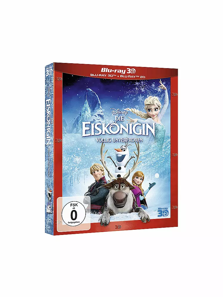 BLU RAY 3D | Die Eiskönigin - Völlig unverfroren  | transparent