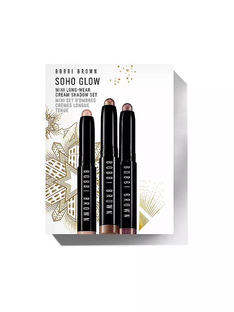 BOBBI BROWN | Geschenkset - Soho Glow Mini Long-Wear Cream Shadow Set ( 'Dusty Mauve, Golden Pink, Golden Bronze )  | keine Farbe