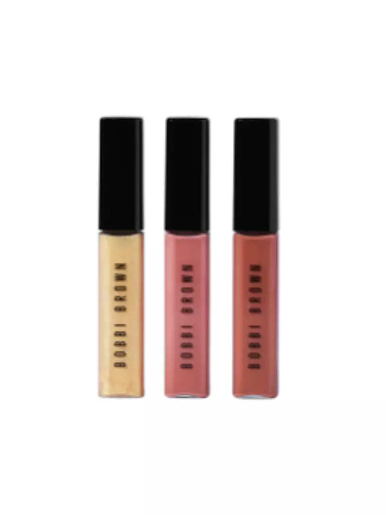 BOBBI BROWN | Geschenkset - Swipe and Shine Crushed Oil Infused Gloss Trio (Nude) | camel