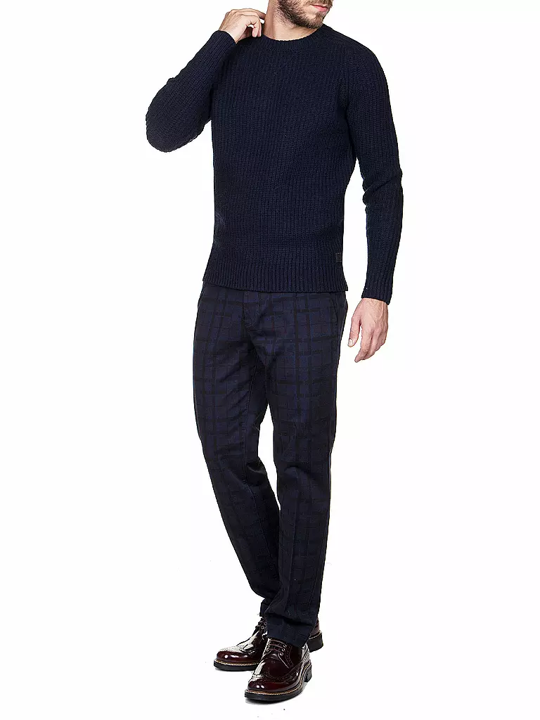 BOSS ORANGE | Chino Regular-Slim-Fit "Silian-W" | blau