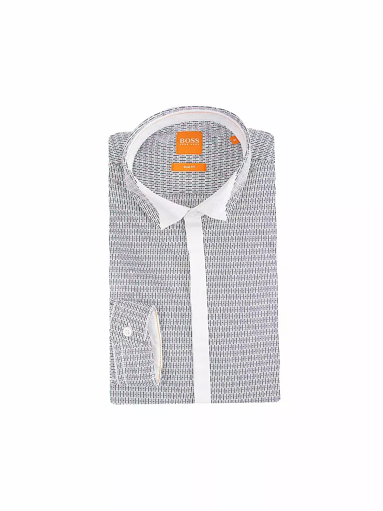 BOSS ORANGE | Hemd Slim-Fit "Emistere" | blau