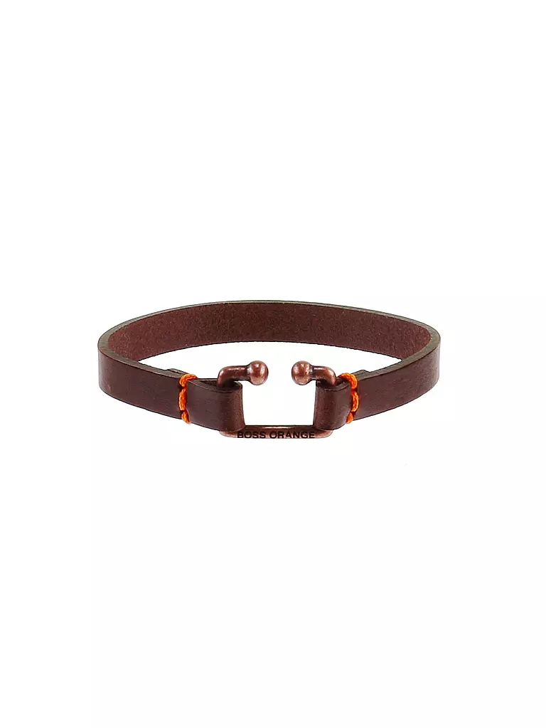 BOSS ORANGE | Leder-Armband "Morris" | 