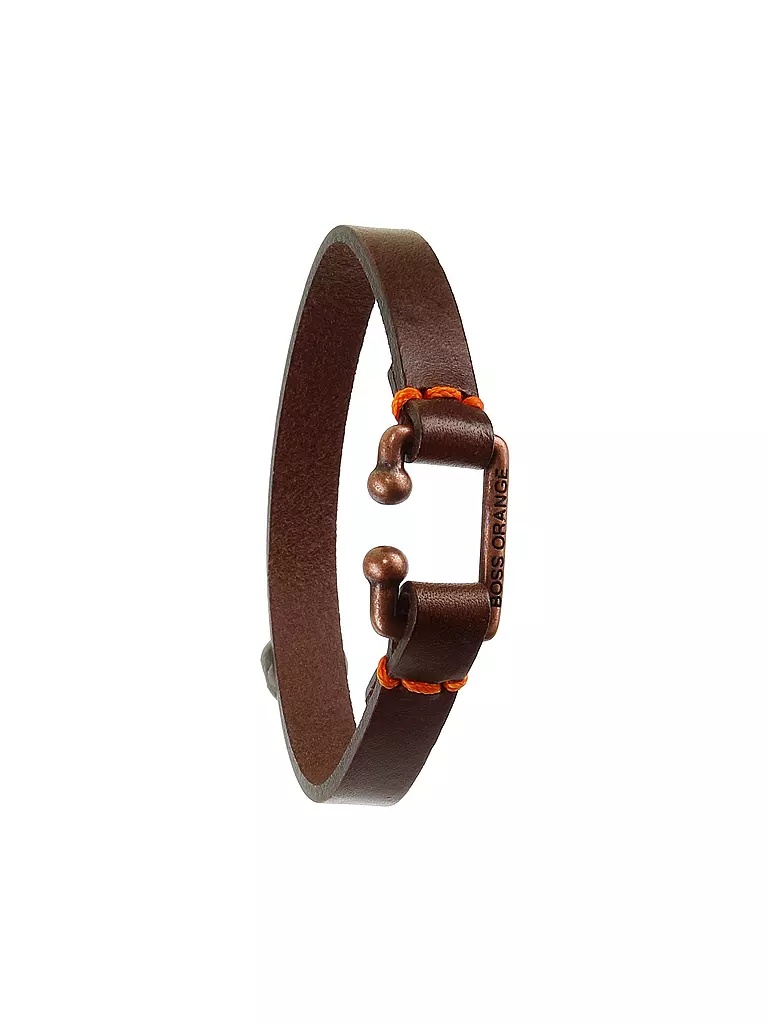 BOSS ORANGE | Leder-Armband "Morris" | 