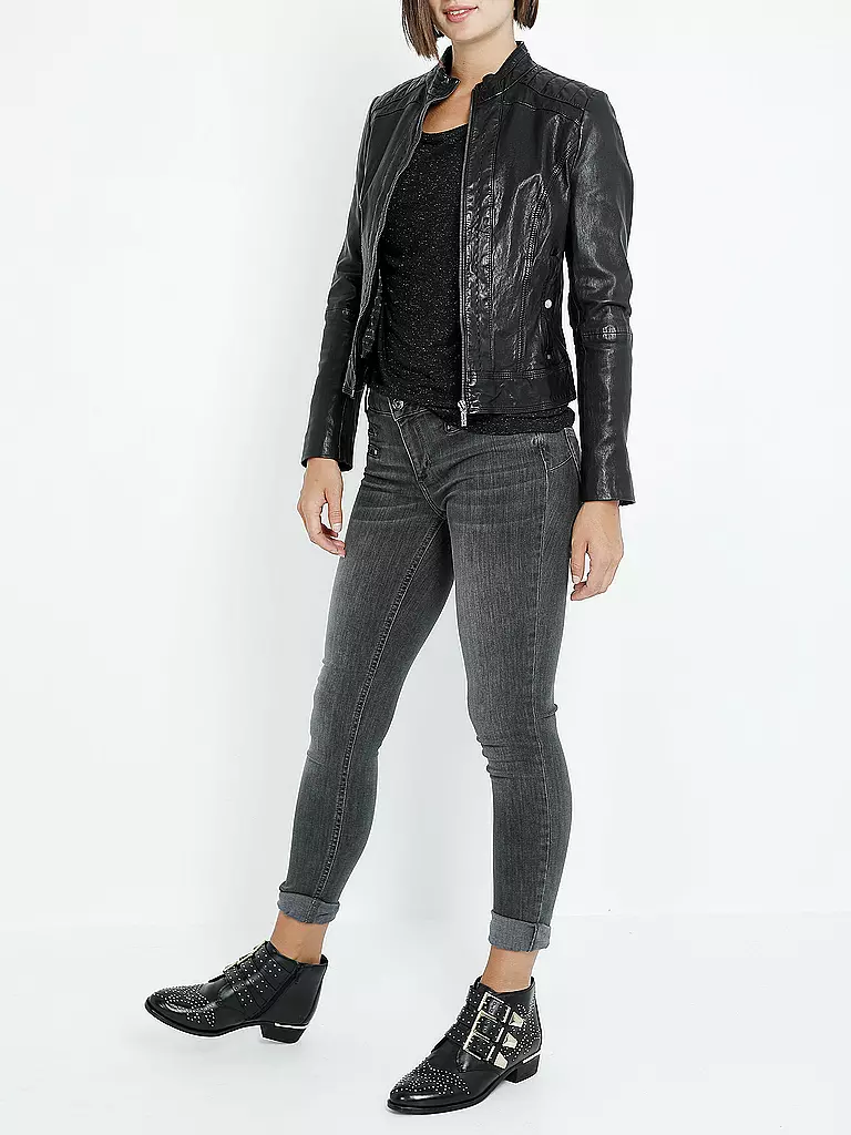 BOSS ORANGE | Lederjacke "Janabelle" | 