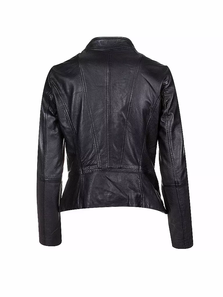 BOSS ORANGE | Lederjacke "Jopida 2" | schwarz