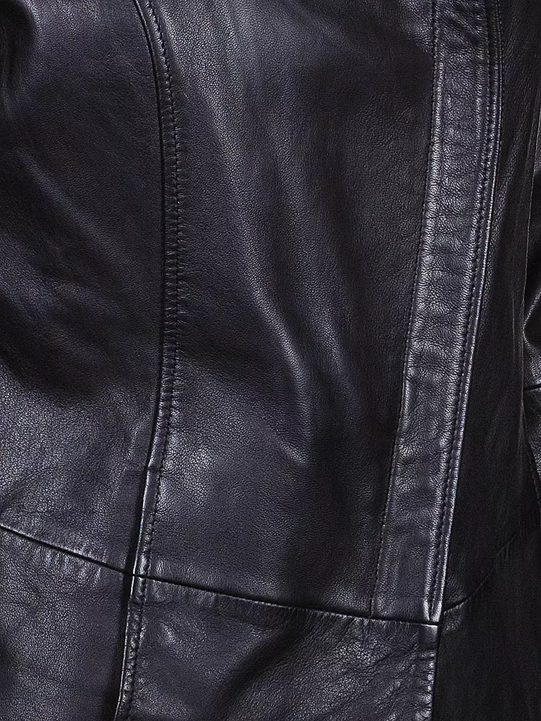 BOSS ORANGE | Lederjacke "Jopida 2" | schwarz