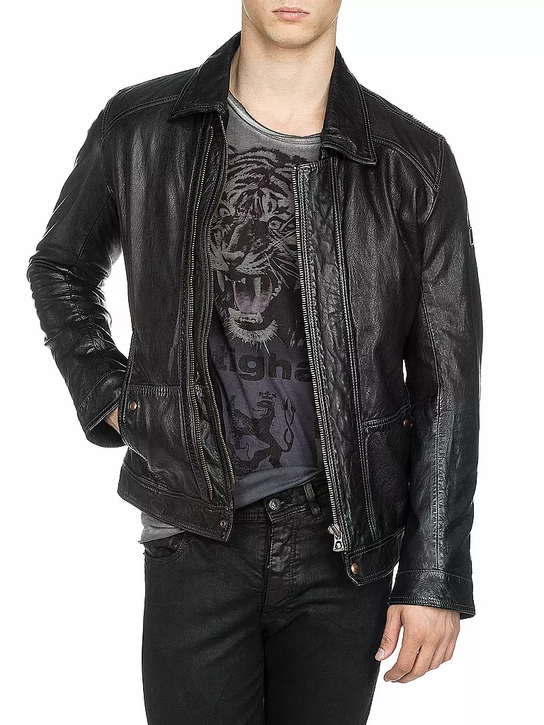 BOSS ORANGE | Lederjacke | 