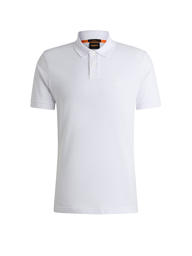 BOSS Poloshirt Slim Fit PASSENGER weiss | L