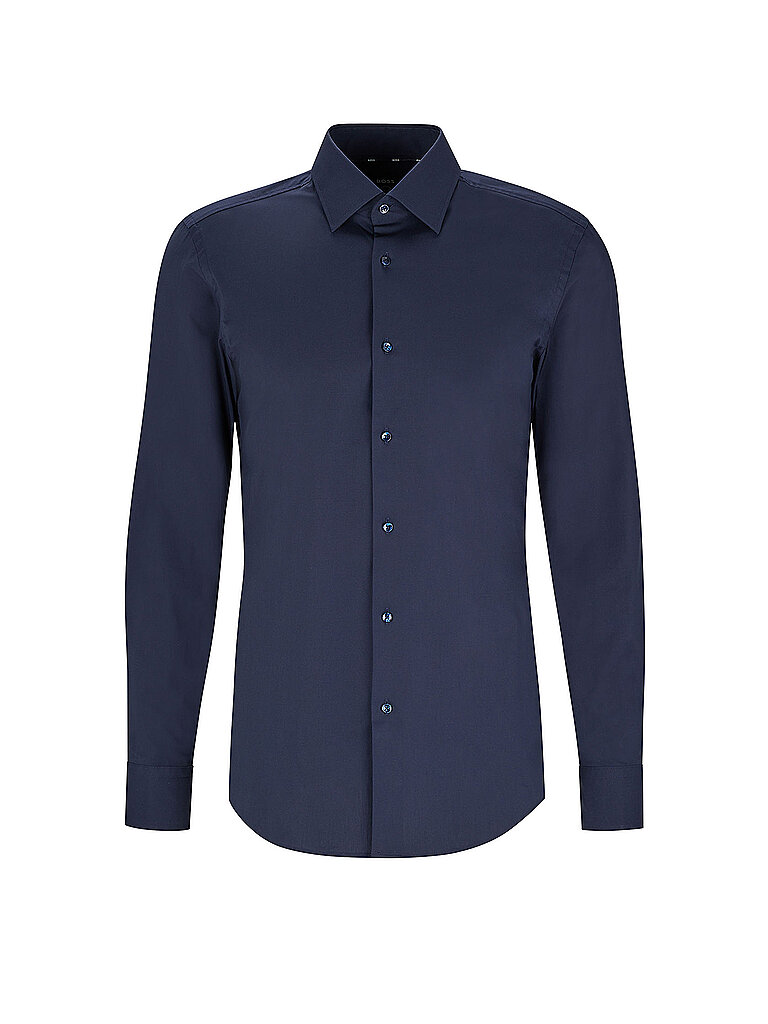 BOSS Hemd Slim Fit Hank blau | 37