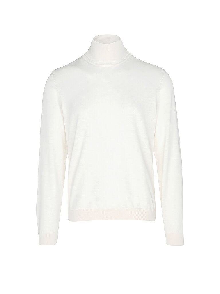 BOSS Rollkragenpullover Slim Fit MUSSO creme | L