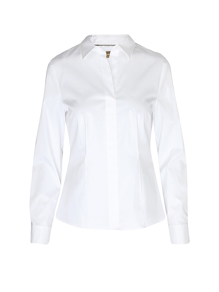 BOSS Bluse Slim Fit BASHINA weiss | 32