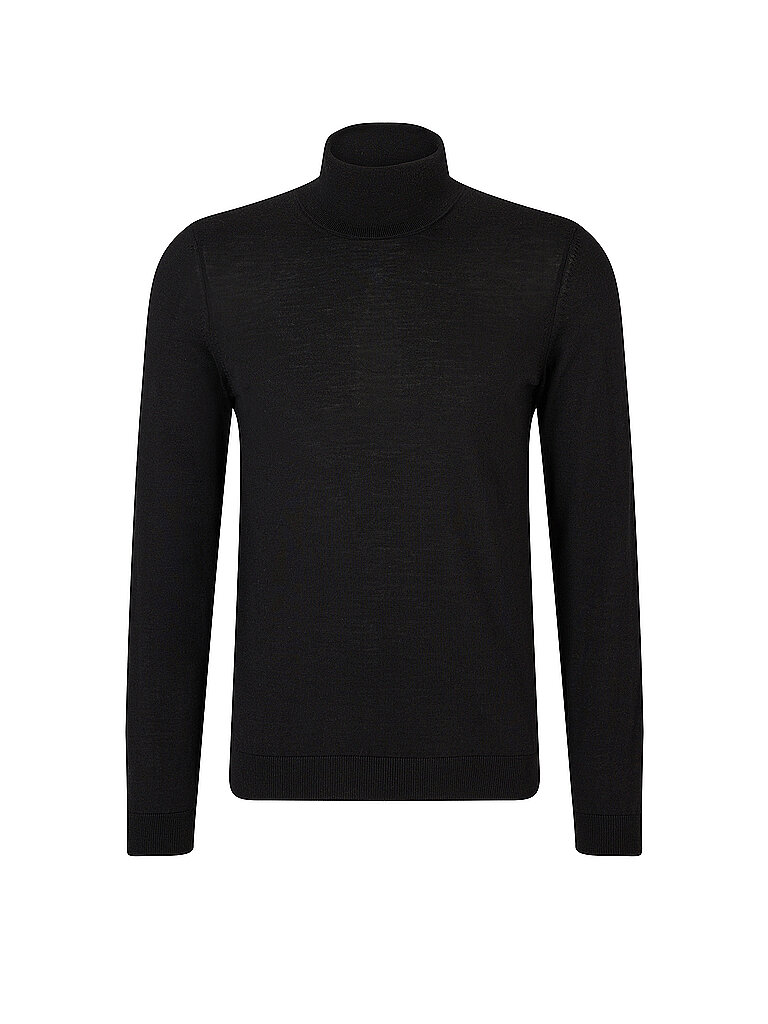 BOSS Rollkragenpullover Slim Fit MUSSO schwarz | L