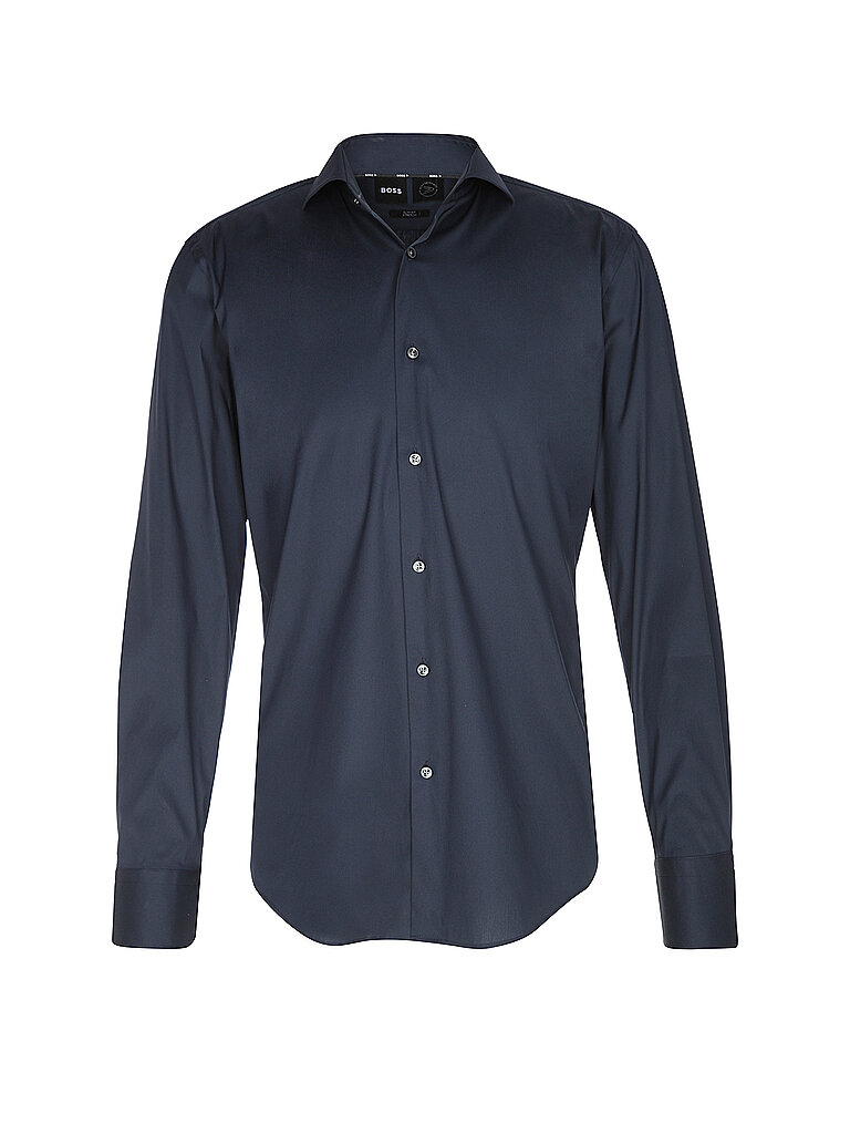 BOSS Hemd Slim Fit P-HANK dunkelblau | 37