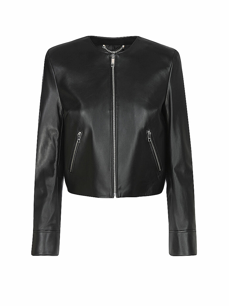 BOSS Lederjacke SADENITA schwarz | 38