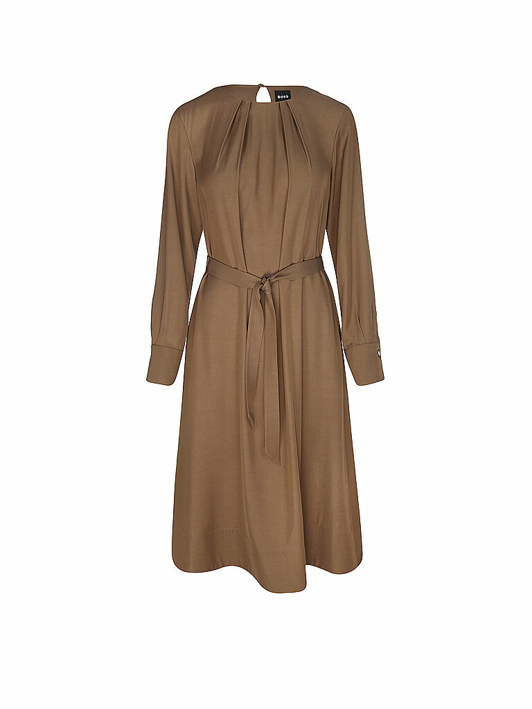 BOSS Midikleid DOCELIA braun | 40