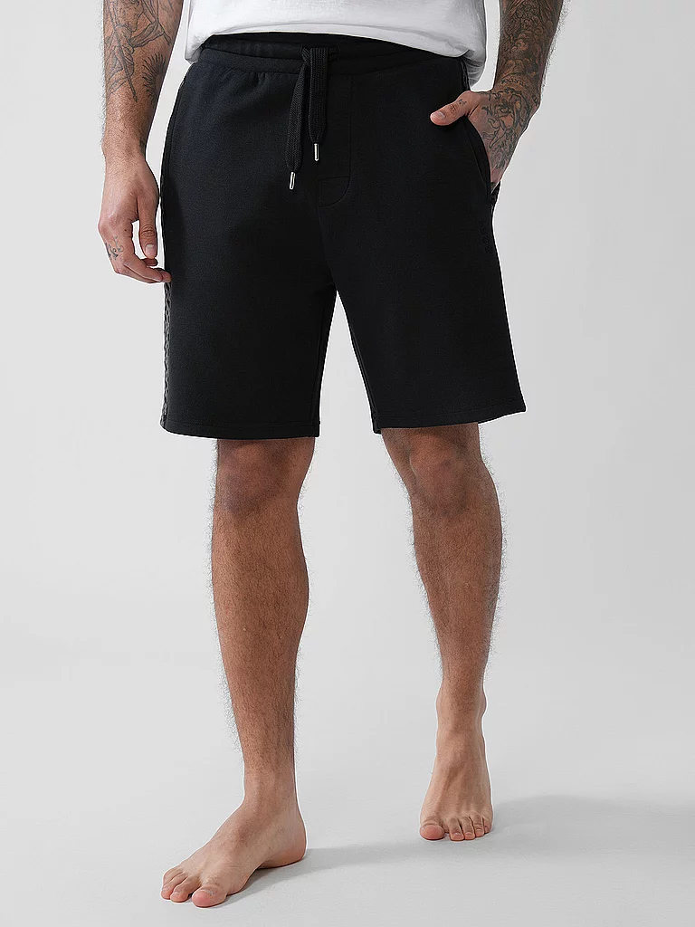 BOSS Pantalones cortos de estar en casa LUKE negro | M