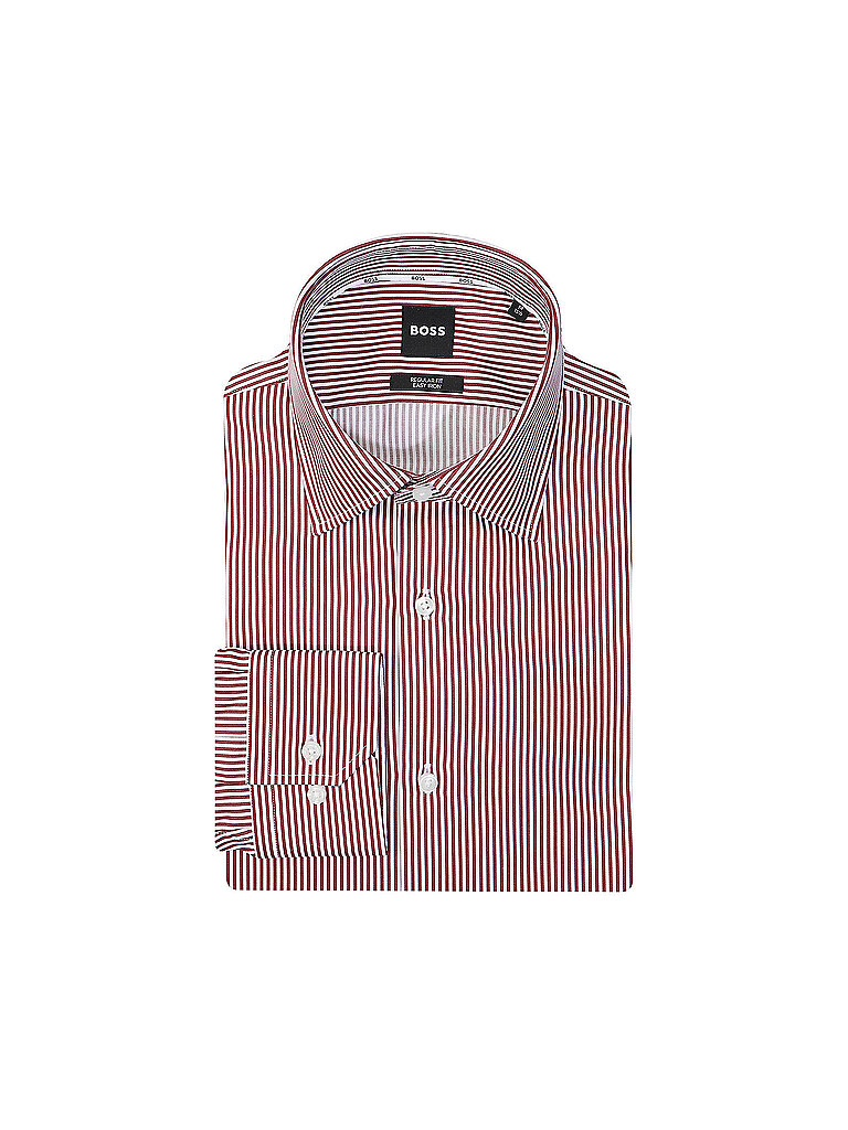 BOSS Hemd Regular Fit JOE dunkelrot | 40