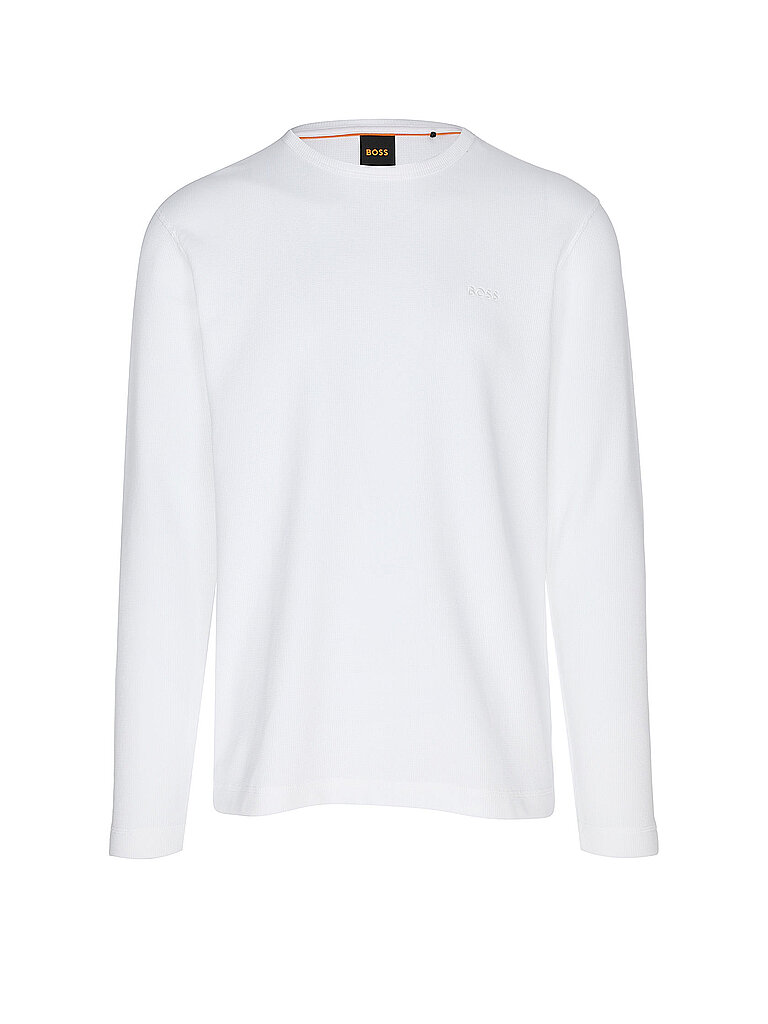 BOSS Langarmshirt TEMPESTO weiss | XL