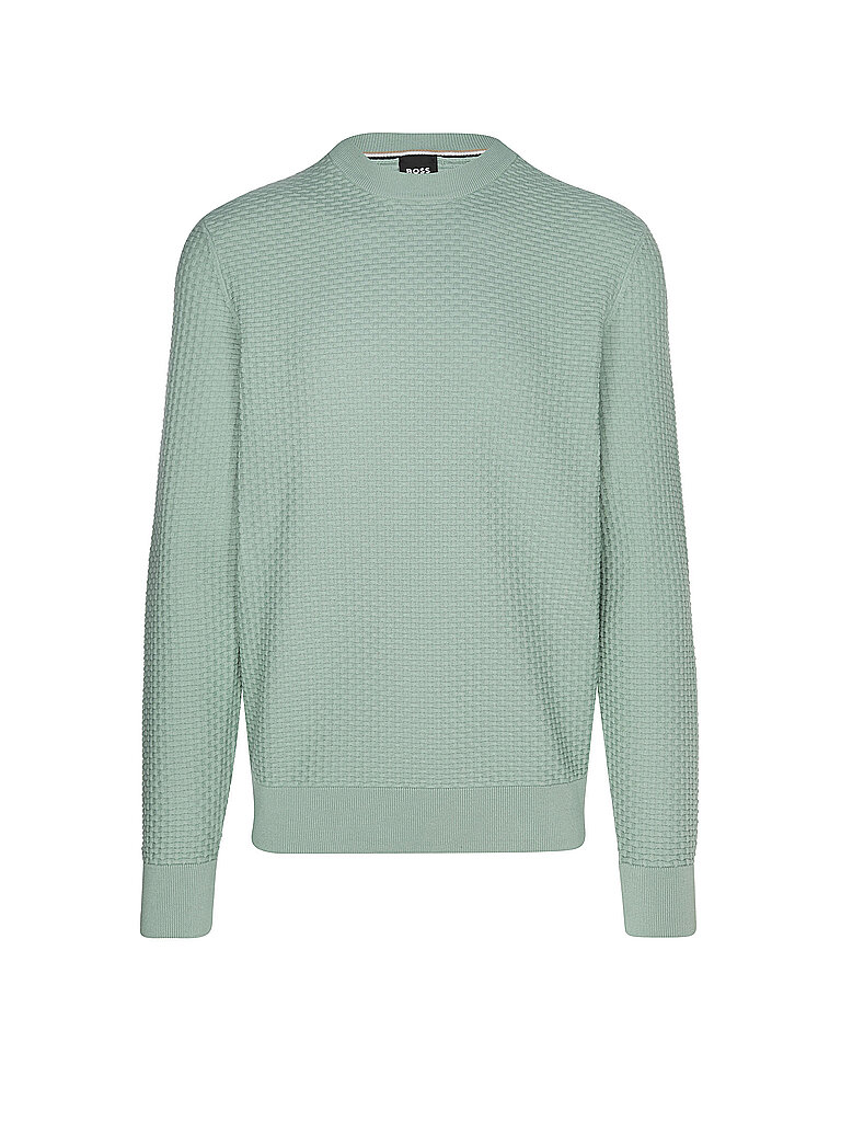 BOSS Pullover hellgrün | L