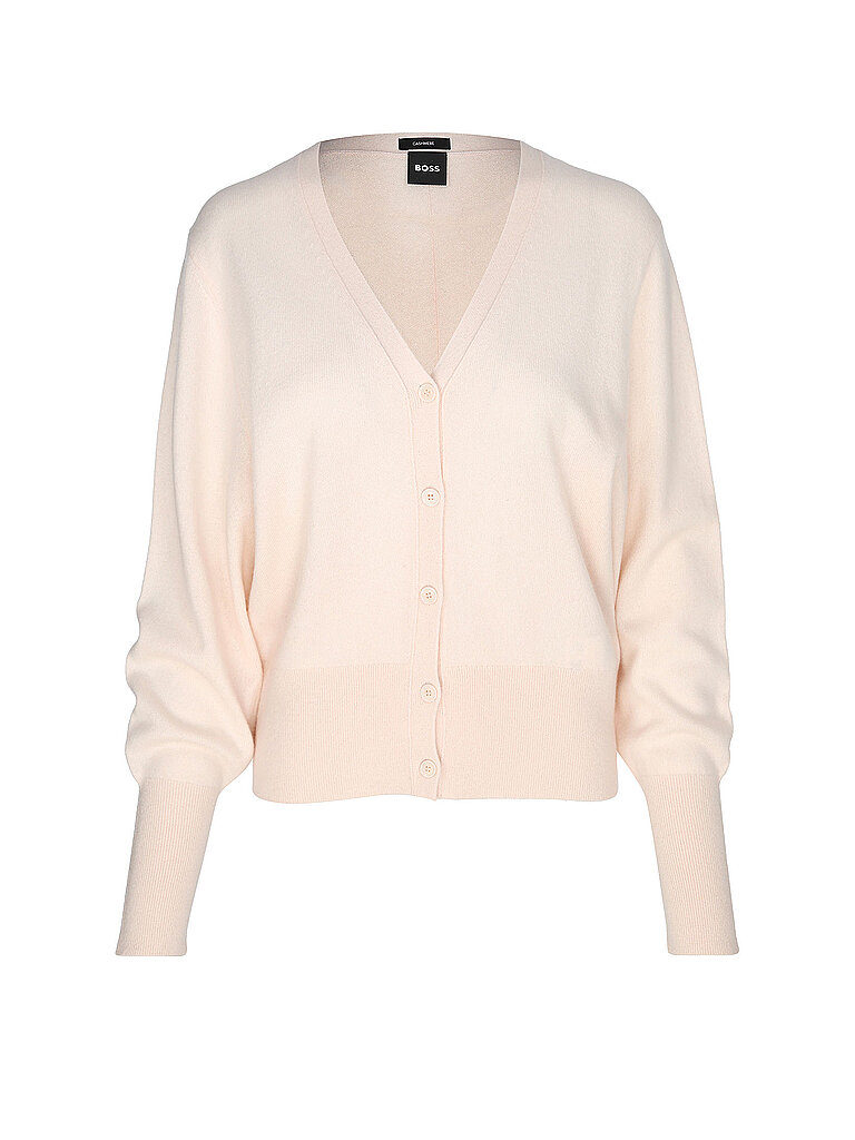 BOSS Kaschmir Strickjacke FUVRONA beige | L