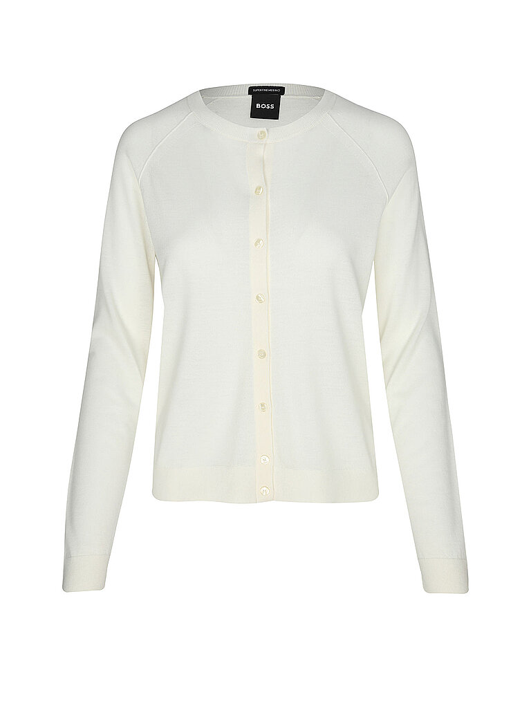BOSS Strickjacke FONAMI weiss | L