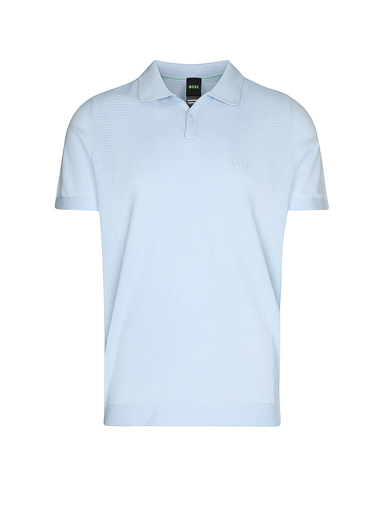 BOSS Poloshirt KN_MOMENTUM-LITE hellblau | M