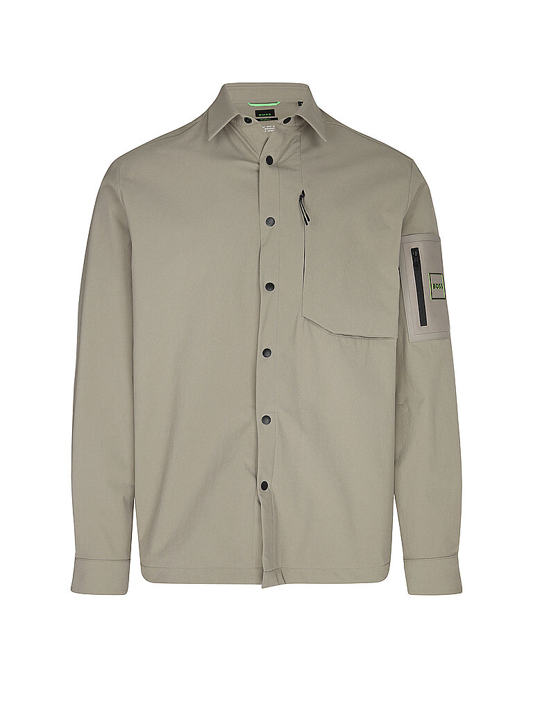 BOSS Overshirt ST GLOBE HEXA L beige | XL