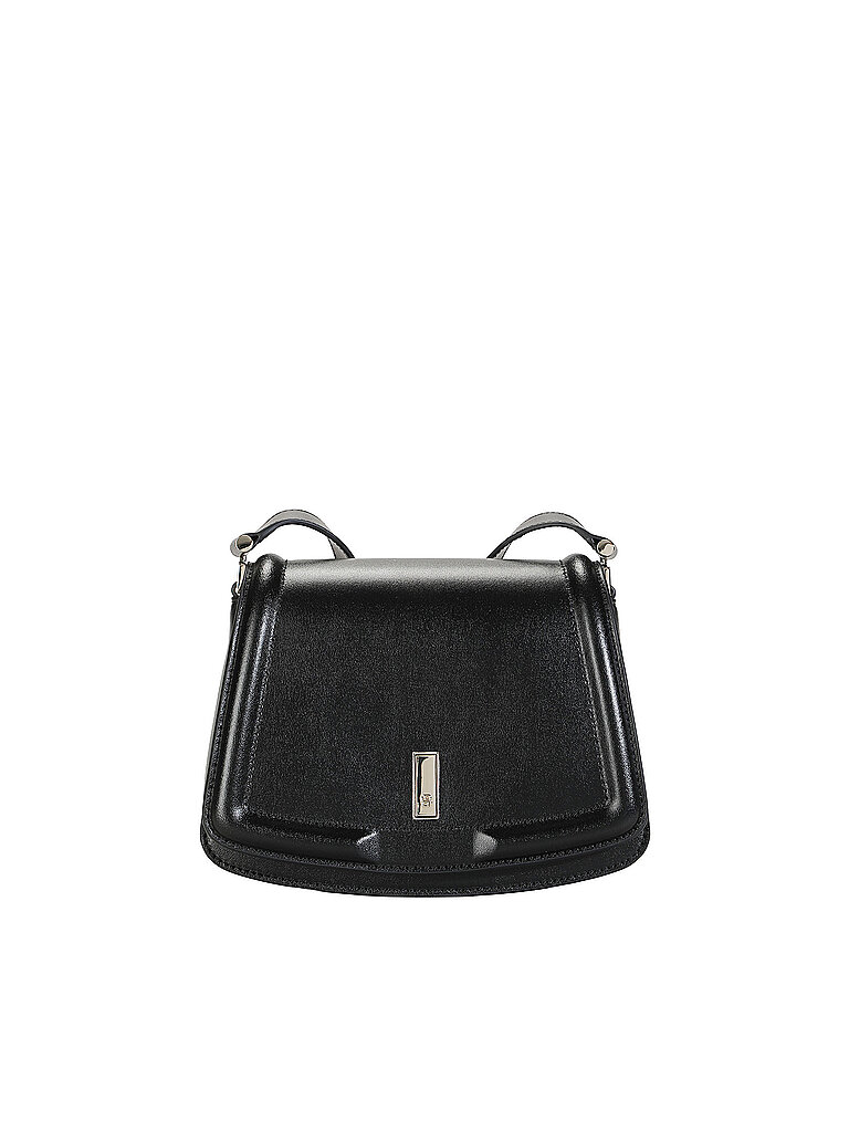 BOSS Ledertasche - Mini Bag ARIELL SADDLE N: schwarz
