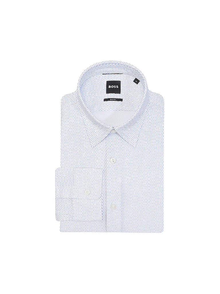 BOSS Hemd Slim Fit ROAN hellblau | L