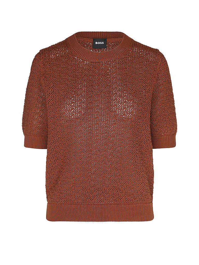 BOSS Pullover FOLEARIA braun | M