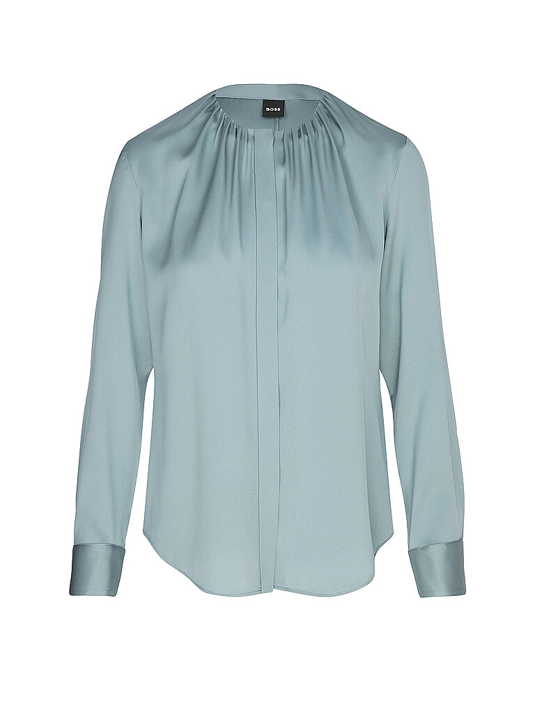 BOSS Seidenbluse BANORAH blau | 34