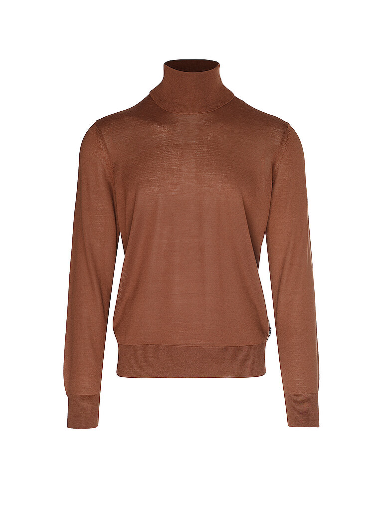 BOSS Rollkragenpullover braun | S