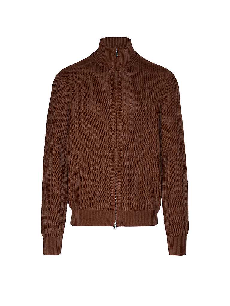 BOSS Strickjacke H-FIOCCO braun | L