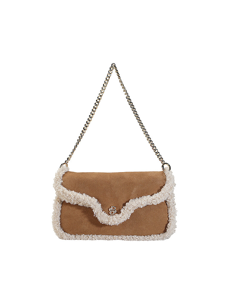 BOSS Ledertasche - Umhängetasche BEYOND beige