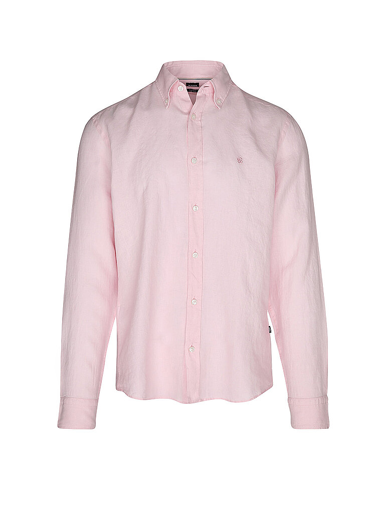 BOSS Leinenhemd H-LIAM rosa | M