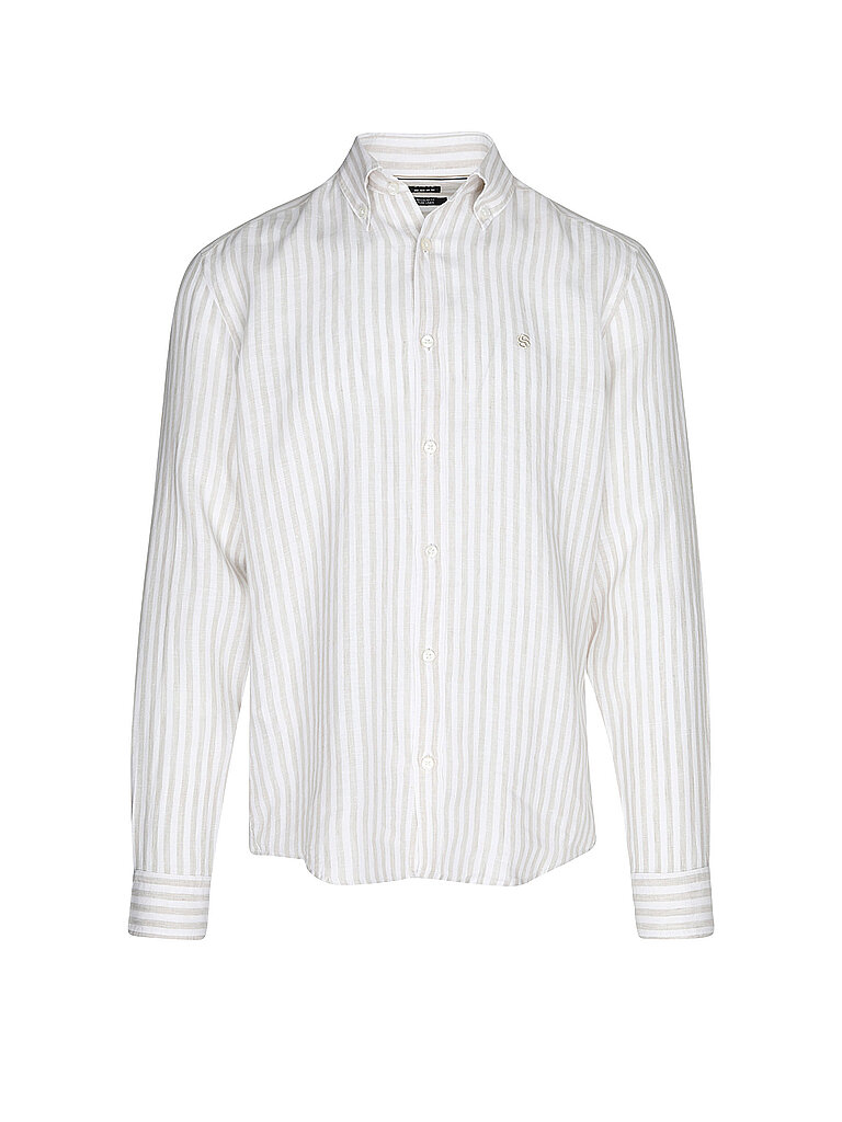 BOSS Leinenhemd H-LIAM beige | L