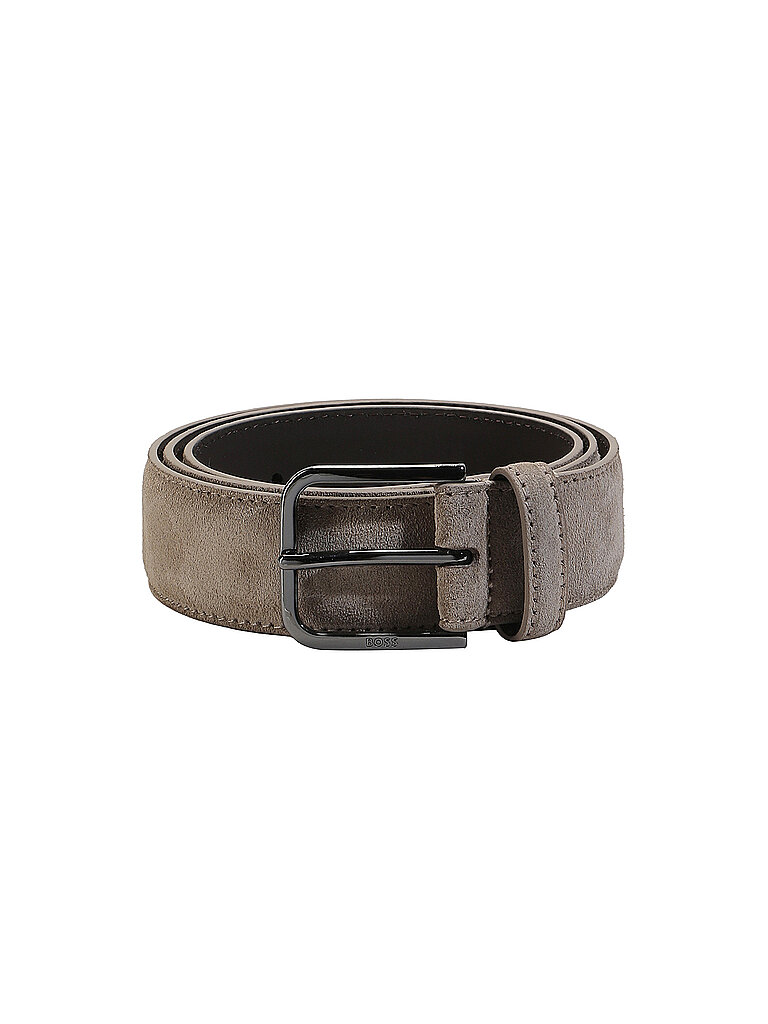 BOSS Ledergürtel MADISON-B1 beige | 105