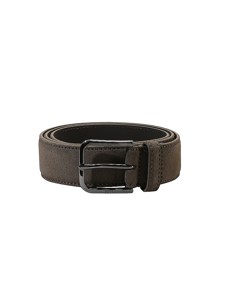 BOSS Ledergürtel MADISON-B1 grün | 85
