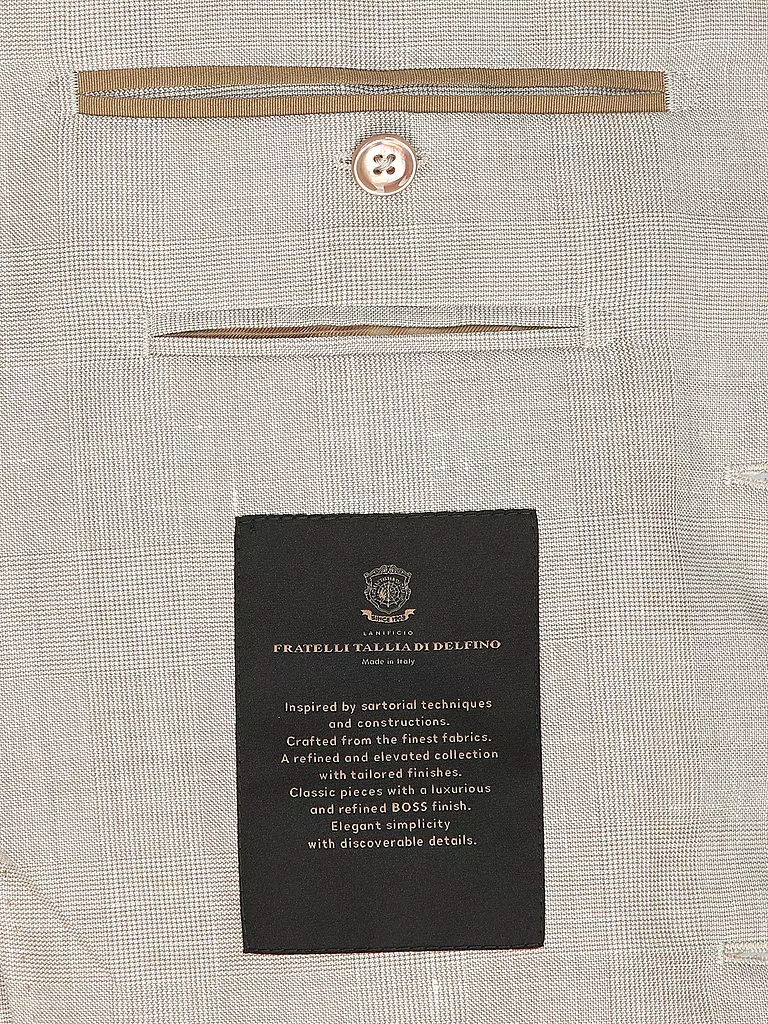 BOSS | Anzug Slim Fit L-HESTON | hellbraun