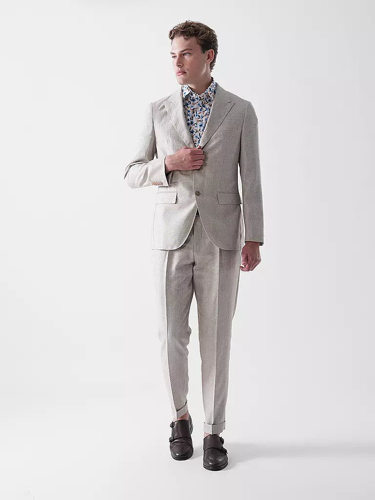 BOSS | Anzug Slim Fit L-HESTON | hellbraun