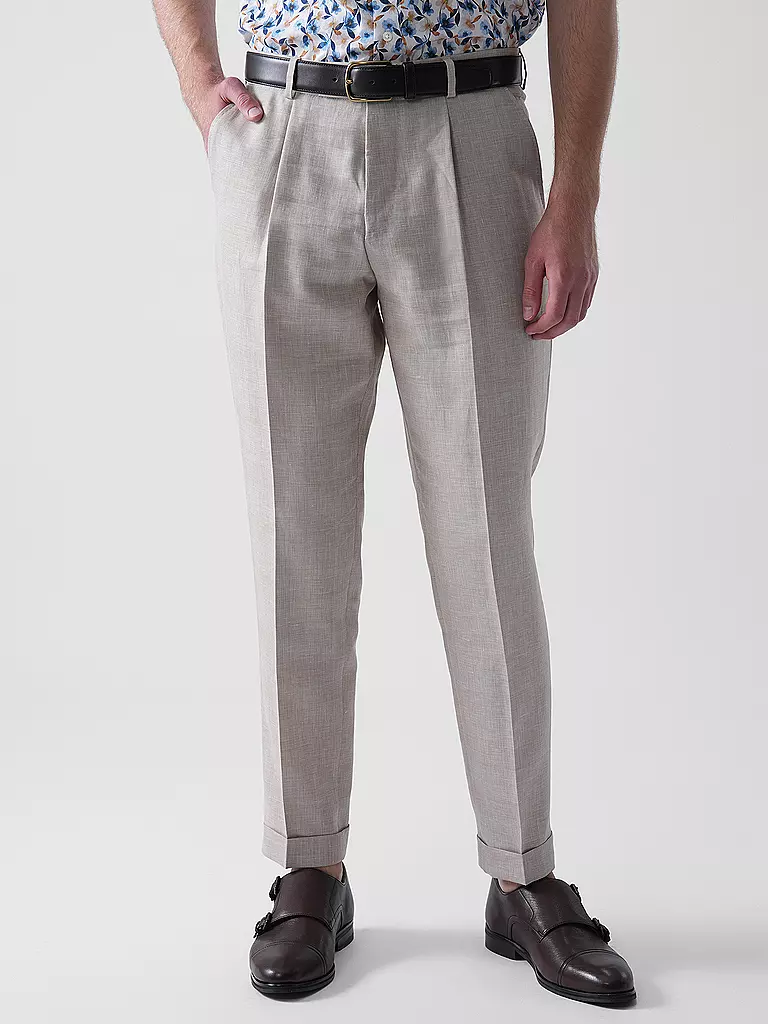 BOSS | Anzug Slim Fit L-HESTON | hellbraun