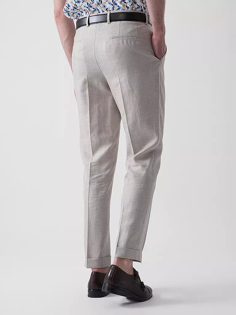 BOSS | Anzug Slim Fit L-HESTON | hellbraun