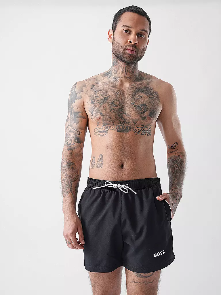 BOSS | Badeshorts DOGFISH | schwarz