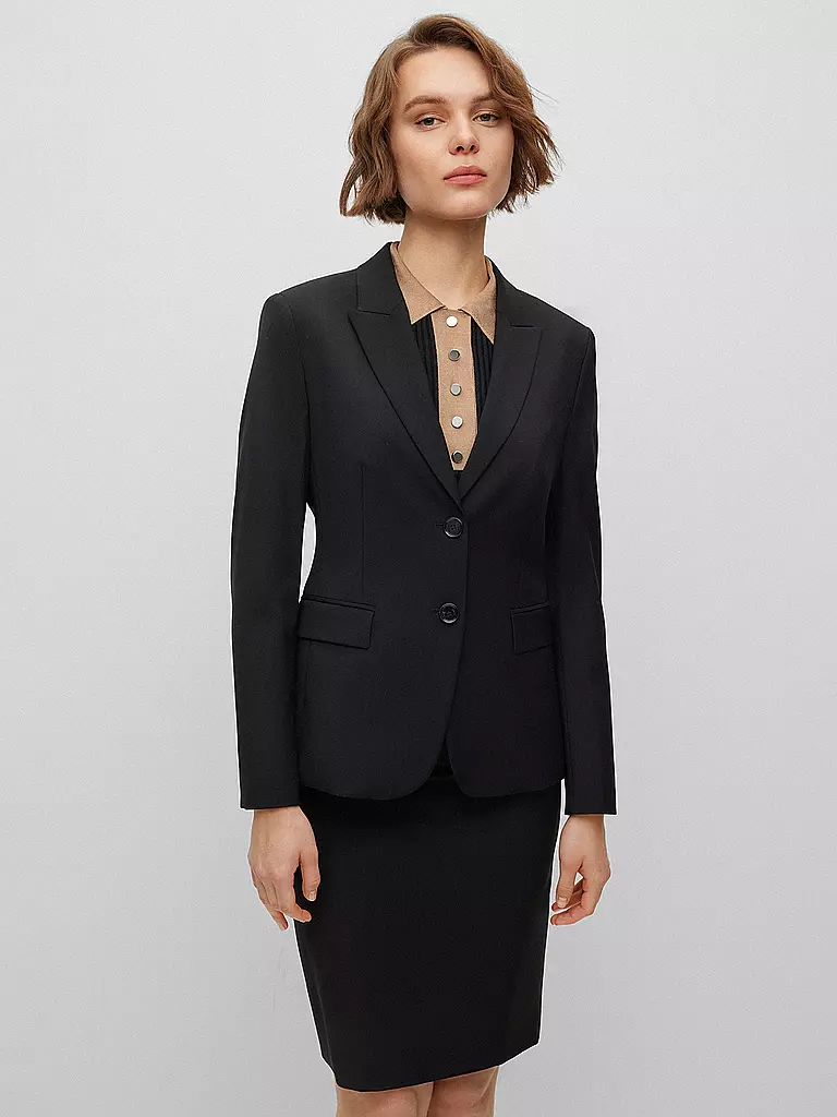 BOSS | Blazer Regular Fit JULEAH | schwarz