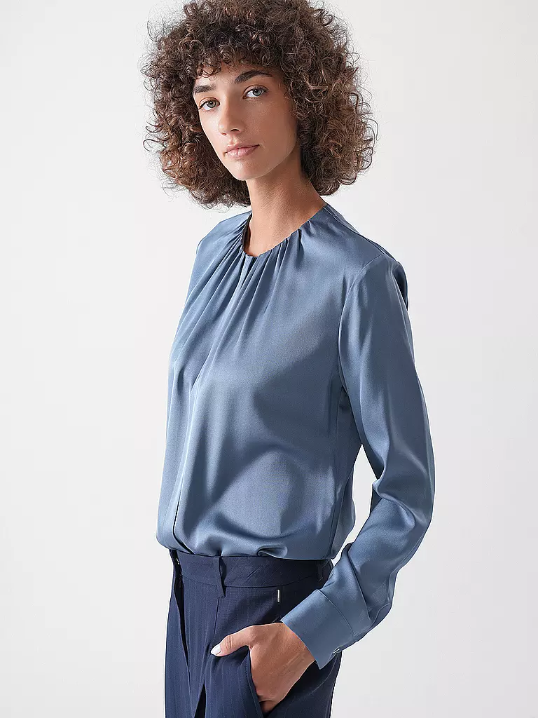 BOSS | Blusenshirt  | blau
