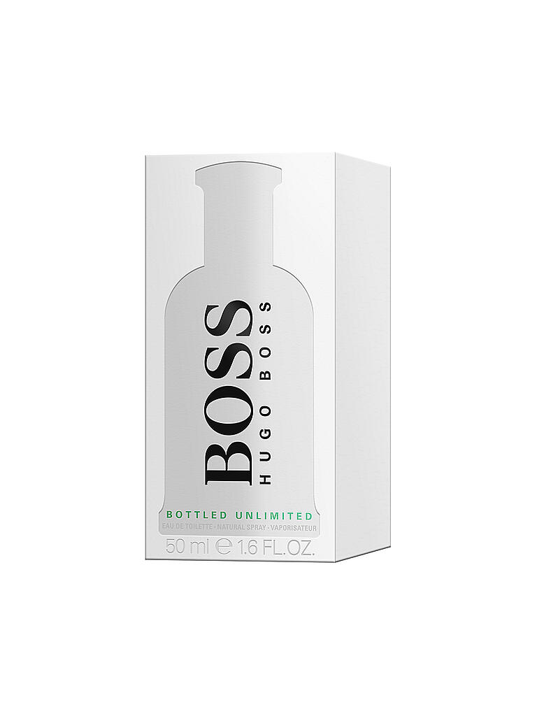 BOSS Bottled Unlimited Eau de Toilette Natural Spray 50ml transparent