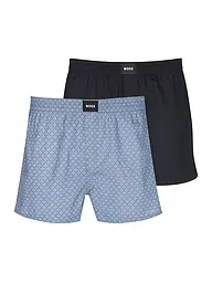 BOSS | Boxershorts 2er Pkg. open brown | Blau